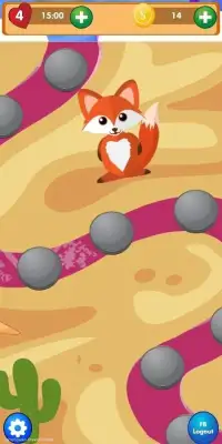 Fox Rescue - Bubble Shooter Game Screen Shot 1