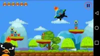 Hungry Super Chicken : Ninja Birds Knock Dow'n Screen Shot 4