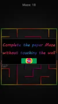 Paper Maze for kids, real fun of labyrinths. Screen Shot 0