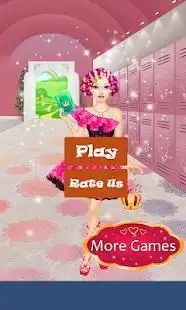 College Girl Princess Dress Up Game For Girls Screen Shot 2