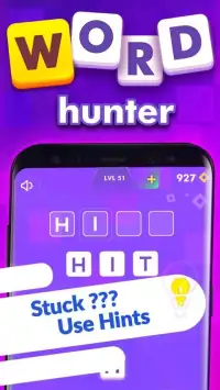 Word Hunter - Offline Word Puzzle Game Screen Shot 1