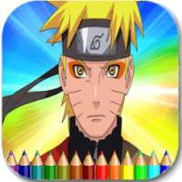 Naruto and Boruto coloring
