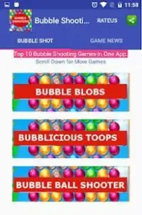 Bubble Shooter Game - Top 10 Free Bubble Shooting Screen Shot 4