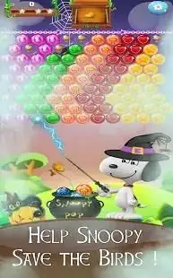 Snoopy Bubbles Pop Land Screen Shot 4