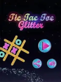 Tic Tac Toe Glitter Screen Shot 0