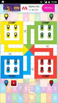 Ludo Bash and Snakes Ladders Screen Shot 1