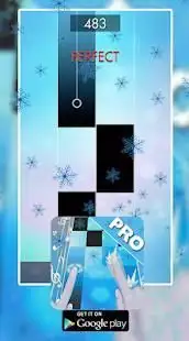 Snow Magic Piano Tiles - Music 2018 Screen Shot 0