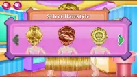 Plaited hairstyles game for little girls Screen Shot 0