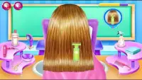 Plaited hairstyles game for little girls Screen Shot 5