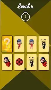 Ladybug and Cat Noir Memory Game Screen Shot 4