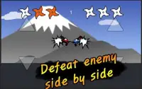 Jumping Ninja Fight : Two Player Game Screen Shot 1