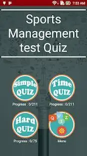 Sports Management Test Quiz Screen Shot 7