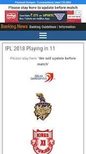 CSK Playing in 11 Players and Fixture/Matches Screen Shot 3
