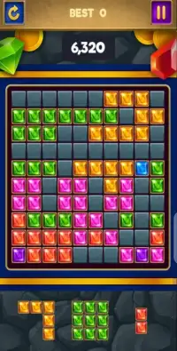 Jewels block puzzle game Screen Shot 1