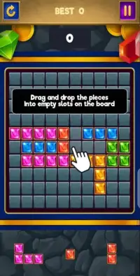 Jewels block puzzle game Screen Shot 4