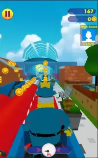 The Subway Simpsons Surf Run Screen Shot 1