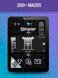 Amazer - 2d maze and labyrinth game Screen Shot 2