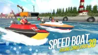 Speed Boat Racing Simulator 3D Screen Shot 3