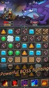Lunch Knight Puzzle Adventure-Endless Blade Screen Shot 1
