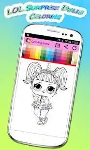 Lol Surprise Coloring Dolls Pages Screen Shot 0