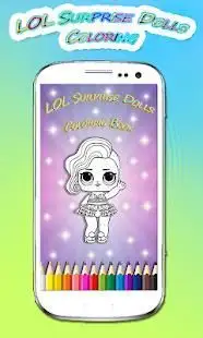 Lol Surprise Coloring Dolls Pages Screen Shot 3