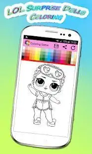 Lol Surprise Coloring Dolls Pages Screen Shot 2