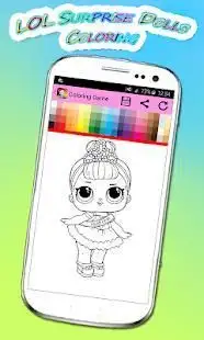 Lol Surprise Coloring Dolls Pages Screen Shot 1