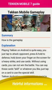 Tekken mobile guide 2018 Screen Shot 0