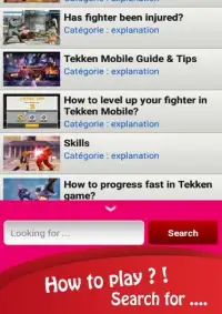 Tekken mobile guide 2018 Screen Shot 7