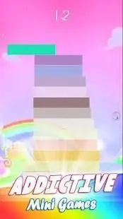 Kawaii Rainbow Piano Tiles - Cute Unicorn Screen Shot 0