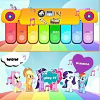 Baby Pianica Pony Rainbow Screen Shot 1