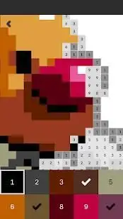 Pokemon - Coloring by Number Pixel Art Screen Shot 1