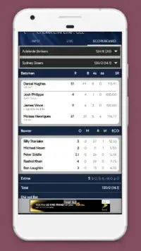 Cricket Bold : Cricket Live Line CLL Screen Shot 4