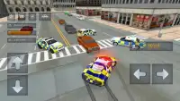 Police Car Driving vs Street Racing Cars Screen Shot 3