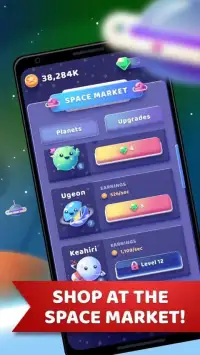 Merge Space Planets: Clicker & Idle Tycoon Games Screen Shot 7