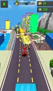 Subway Hello Squidward - Sponge Bob's 3D Run Screen Shot 0