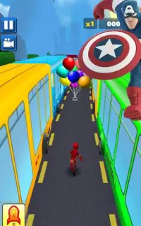 Avenger Infinity War Dash: spiderman, ironman Game Screen Shot 4