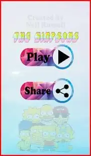 The Simpsons Piano Tiles Musical ♪ Screen Shot 0