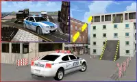 Police Robot Car Roof Stunts Screen Shot 10