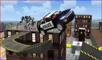 Police Robot Car Roof Stunts Screen Shot 1
