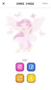 Fairy Coloring By Number-Pixel Art Screen Shot 3