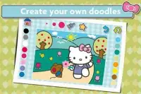 Hello Kitty Coloring Book - Cute Drawing Game Screen Shot 2