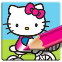 Hello Kitty Coloring Book - Cute Drawing Game