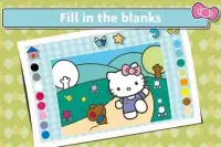 Hello Kitty Coloring Book - Cute Drawing Game Screen Shot 3