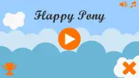 Little Pony Flying Game Screen Shot 1