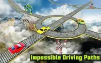 Impossible Race Car Driving Stunts Transform Robot Screen Shot 5