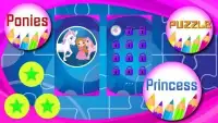 Ponies Princess Puzzle Pictures Screen Shot 2