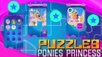Ponies Princess Puzzle Pictures Screen Shot 0