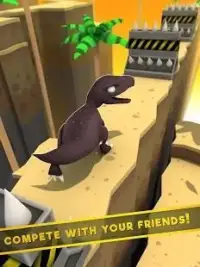 Jurassic Dino: Blue Raptor Trainer Race Game Screen Shot 8