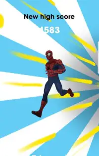 Subway Spider Run: Super Avengers Screen Shot 2